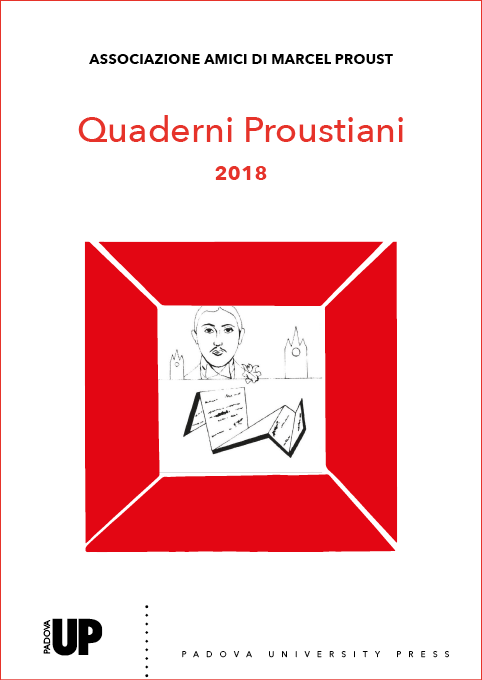 Copertina Quaderni Proustiani 2018