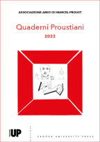 Copertina Quaderni Proustiani 2022
